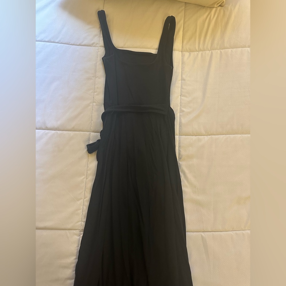 Aritzia Wilfred Saturn Midi Dress in Black Size XS - Picture 9 of 12